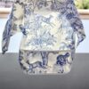Bavoir cape bébé / enfants waterproof bleu